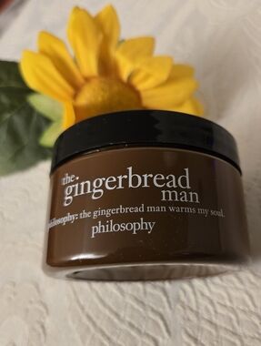 Philosophy *The Gingerbread Man* Glazed Body Souffle 4fl oz✨️ NEW!